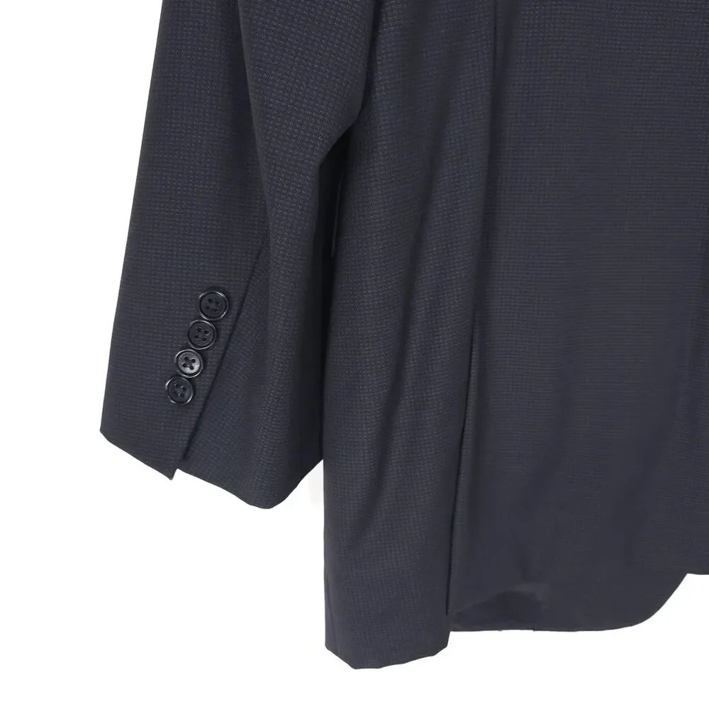 CANALI Men's Wool Blazer EU‎ 56R US 46R Navy Sport Coat Italy Made WOOLMARK
